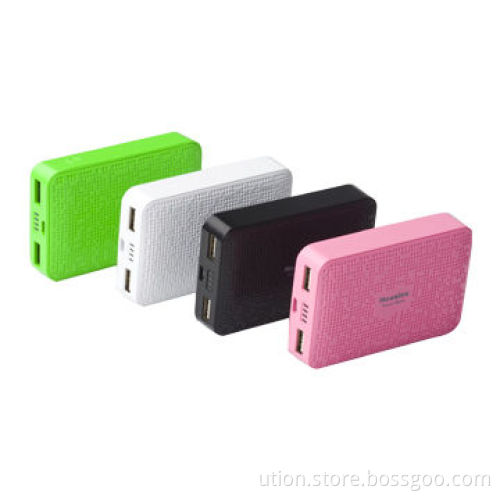 Universal Portable 3000mAh Power Bank with Cables for iPhone